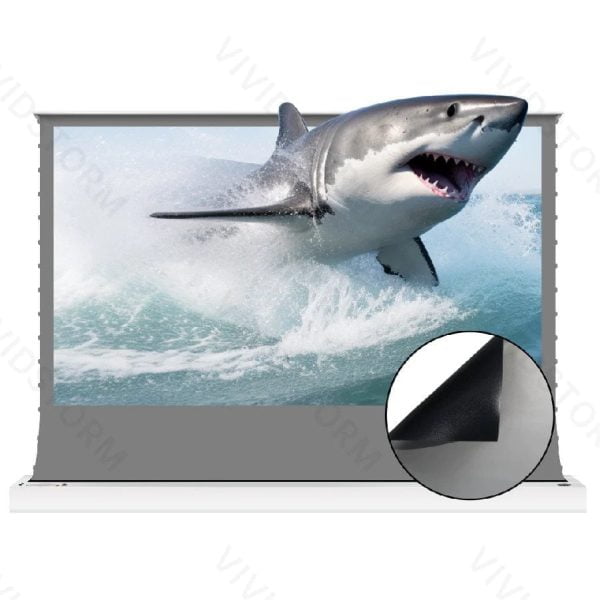 VIVIDSTORM TITAN Motorized Tension Floor Rising Projector Screen