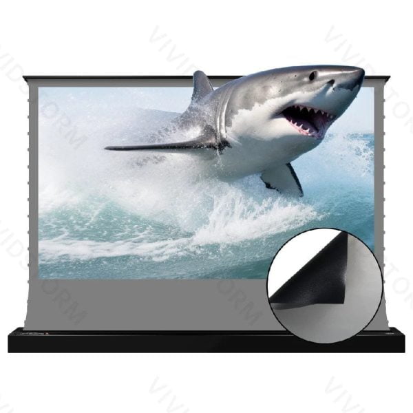 VIVIDSTORM TITAN Motorized Tension Floor Rising Projector Screen