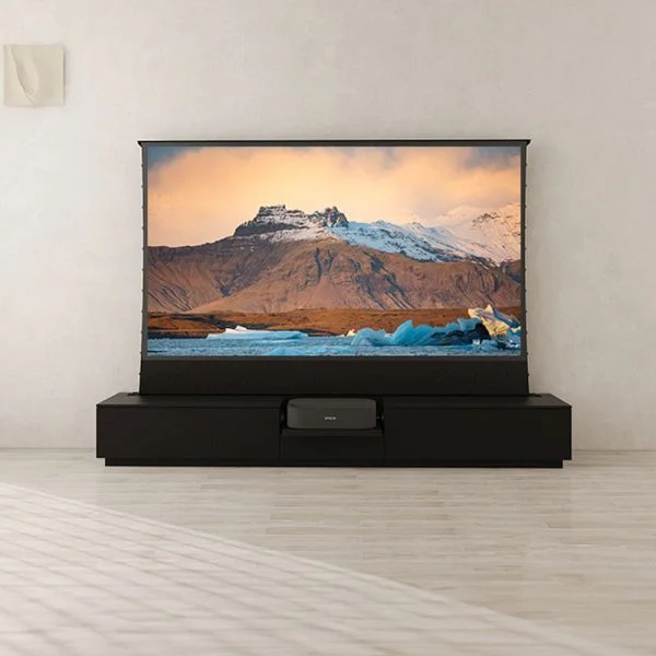 VIVIDSTORM Motorised Laser TV Cabinet Berlin Epson Edition